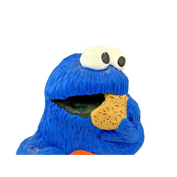 1975 Cookie Monster Chalkware / Plaster Wall Hanging 11" Sesame Street - Picture 2 of 5